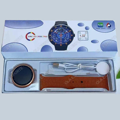 7 in 1 Strap Smart Watch Sports Watch Men Women AMOLED Screen GPS Bluetooth Calls Waterproof SmartWatch for Android IOS 2025 New