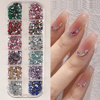 Nail Art Accessories - Charms, Rhinestones & Decorations, Nail Supplies with Art Parts & Figures