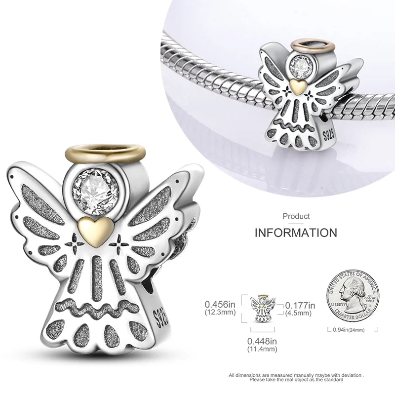 Hot Sale 925 Silver Charms Beads Perfume Animal Butterfly Pendants Fit Original Bracelet DIY Jewelry