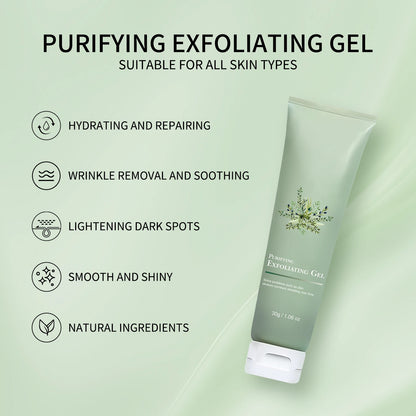 Purifying Exfoliating Gel 300g - Gentle Face Scrub for Dead Skin Removal, Brightening & Hydrating, Improves Skin Texture
