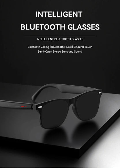 Smart Glasses Bluetooth Call Music Remote Camera Shoot Stereo Mic Men Touch Sunglasses AI Voice Assistant For Android IOS Phone