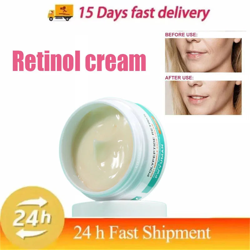 Instant Remove Wrinkle Cream Retinol Facial Anti Aging Firming Lifting Fade Fine Lines Moisturizing Whitening Repair Skin Care