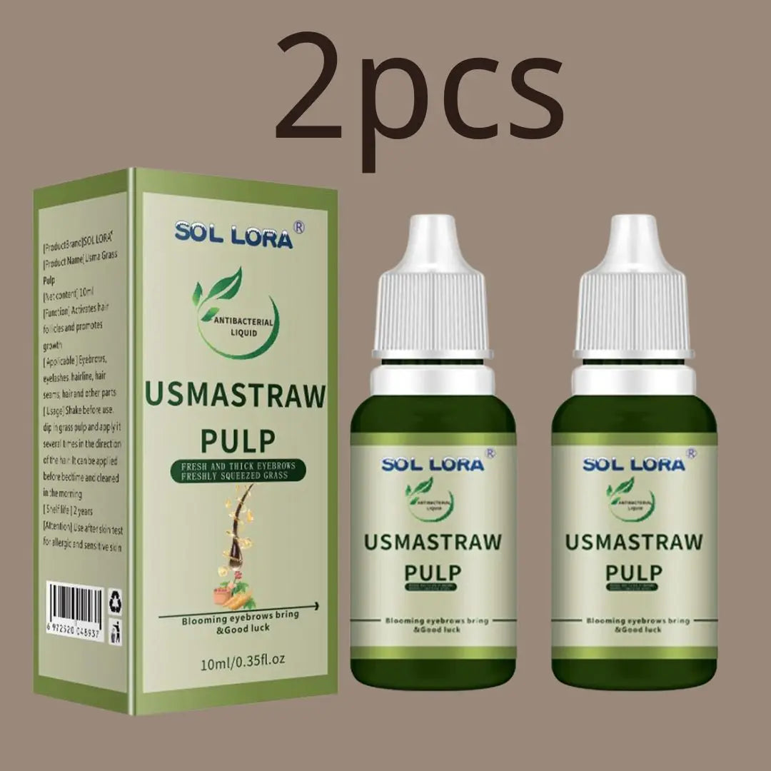 Eyebrow Growth Serum Usma Stick Thick Eyelashes Fresh Usman Grass Juice Nutrition Liquid Extension For Intensive Lengthening
