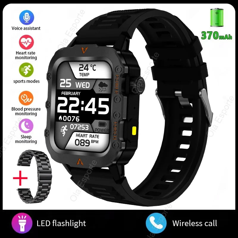 New Original Men Smart Watch Bluetooth Call Fitness Clock 3ATM IP68 Swim Waterproof Sports Smartwatch Women for Android IOS 2025