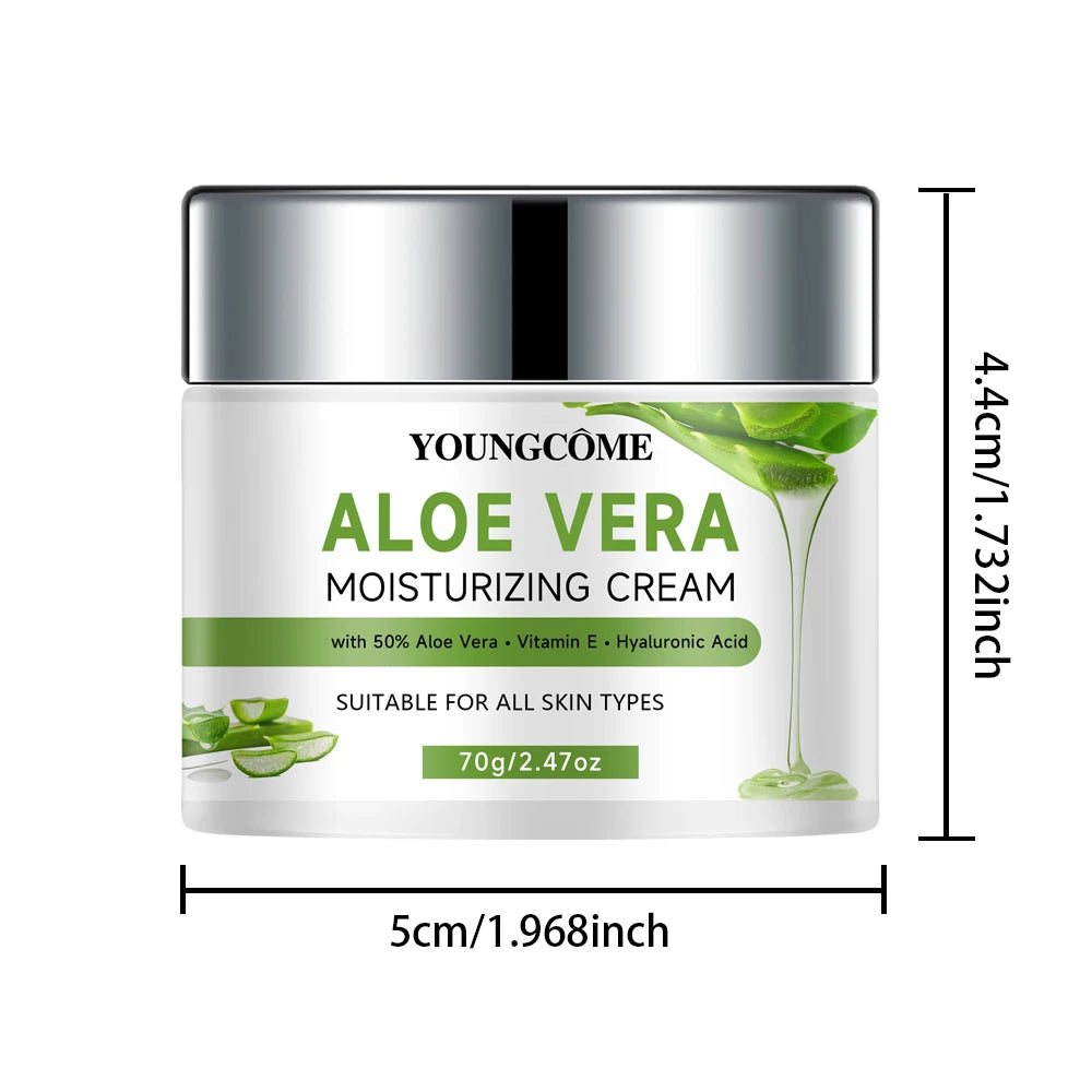 Natural Aloe Vera Gel Face Cream Moisturizing Blackhead Removal Creams For Women Korean Skin Care Products Cosmetics Nourishing