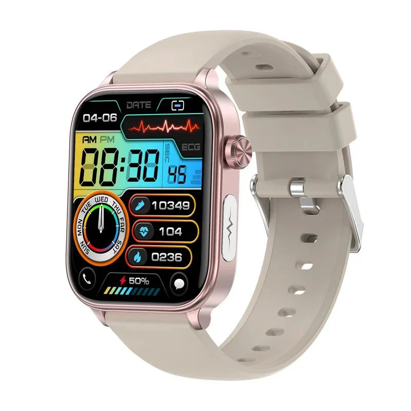 Smartwatch ECG+PPG Health Smart Watch Man Woman Blood Glucose Lipid Uric Acid Fitness BT Call For Xiaomi Huawei Iphone VS GT 5