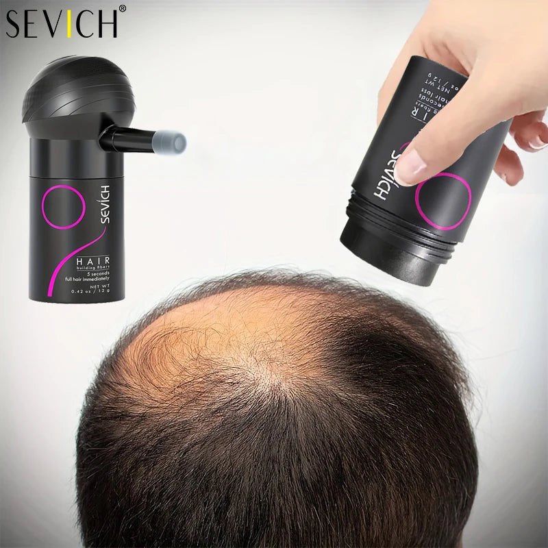 SEVICH Hair Fiber Powder Set 30 Second Rapid Hair Growth Hair Building Fiber Fluffy Hair Powder Hair Styling Product Salon Fiber