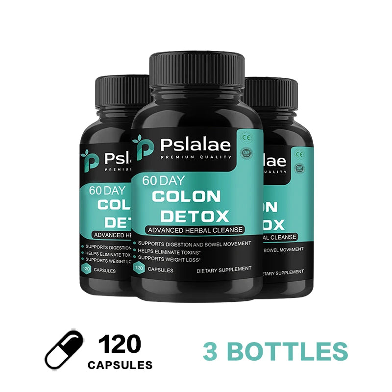 60-Day Colon Detox - Intestinal Health, Colon Cleansing & Detoxification, Promotes Bowel Movements