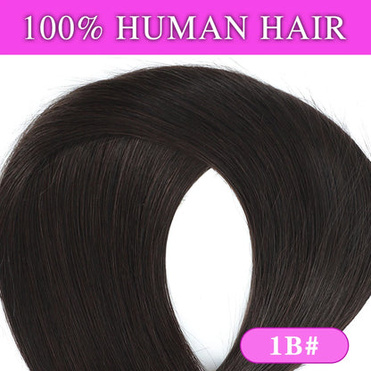 Human Hair Bangs Clip In Blunt Cut Fringe OverHead Wispy Air Bang Black Brown Blonde 2 Clips Hair Topper Extensions 8.5x7.5cm