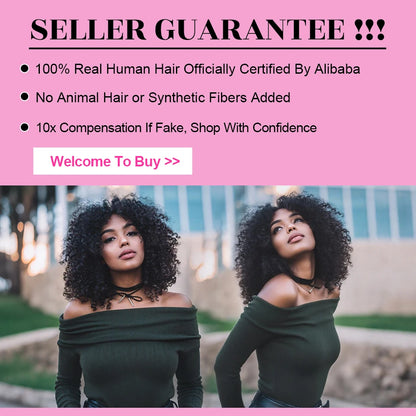 VSHOW Afro Kinky Curly Flip Over 3 IN 1 Half Wig Human Hair Glueless Wig Machine Made Wear Go Beginner Friendly With Drawstring