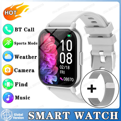 New Women Bluetooth Call Smart Watch Heart Rate Menstrual Tracking Health Smartwatches Waterproof Men Smartwatch For Android IOS