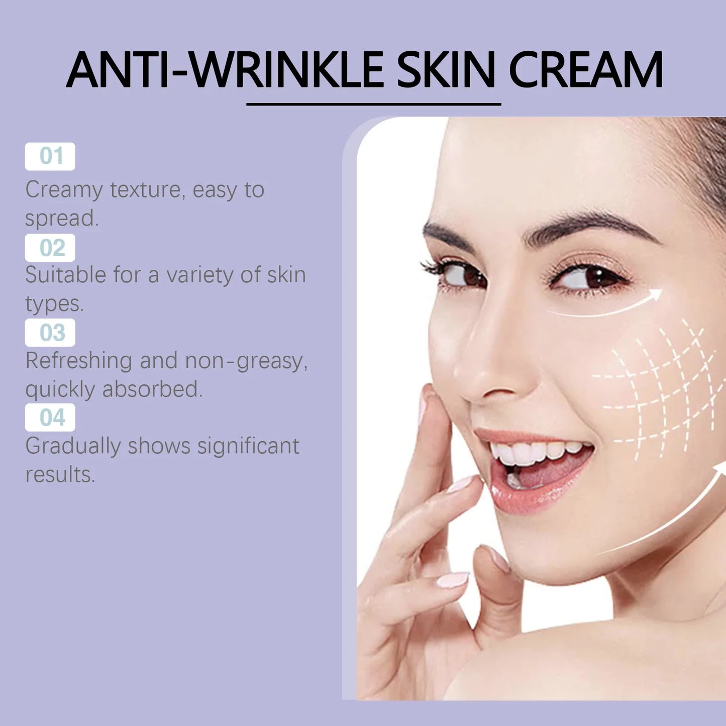 Retinol Anti Wrinkle Cream Pores Shrinking Gentle firming skin, fine pores, nourishing, softening and improving skin care cream