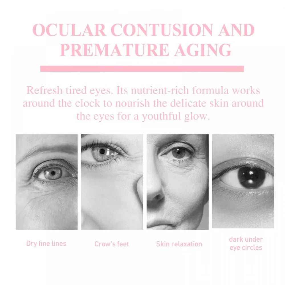 Retinol Eye Cream Dark Circles Eye Bags Removal Eye Cream Stick Firming Eye Cream Under Eye Serum Moisturizing Eye Skin Care