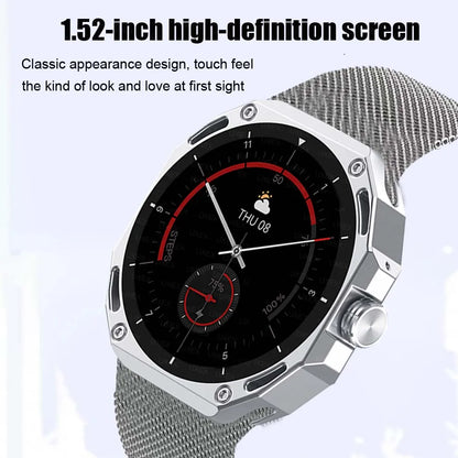 Business Smart Watch Watch Men 1.53 HD Screen Full Always On Display Bluetooth Call Custom Photo 3D UI Smart Watch Women Outdoor
