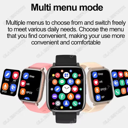 Women Sports Watches All-day Heart Rate Monitoring NFC Health Smartwatch AI Voice HD Bluetooth Call Fitness Clock Sports Watches