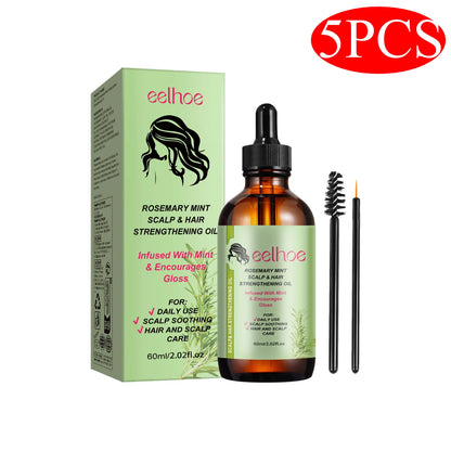 Rosemary Hair Care Essential Oil Prevent Hair Loss Reduct Dryness Frizz Nourish The Scalp Stabiliz The Roots Hair Care Products