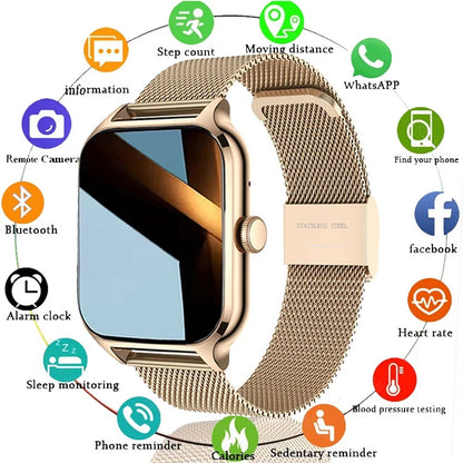 New Smart Watch Heart Rate Blood Oxygen Health Monitoring Bluetooth Call Bracelet Men Women Waterproof Sports Tracker Watches