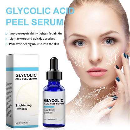Glycolic Peel Serum New Facial Care Serumimprove Skin Moderate Ability light Texture penetrate Deeply Into The Skin 30ml