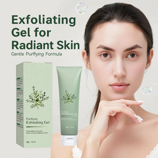 Purifying Exfoliating Gel 300g - Gentle Face Scrub for Dead Skin Removal, Brightening & Hydrating, Improves Skin Texture