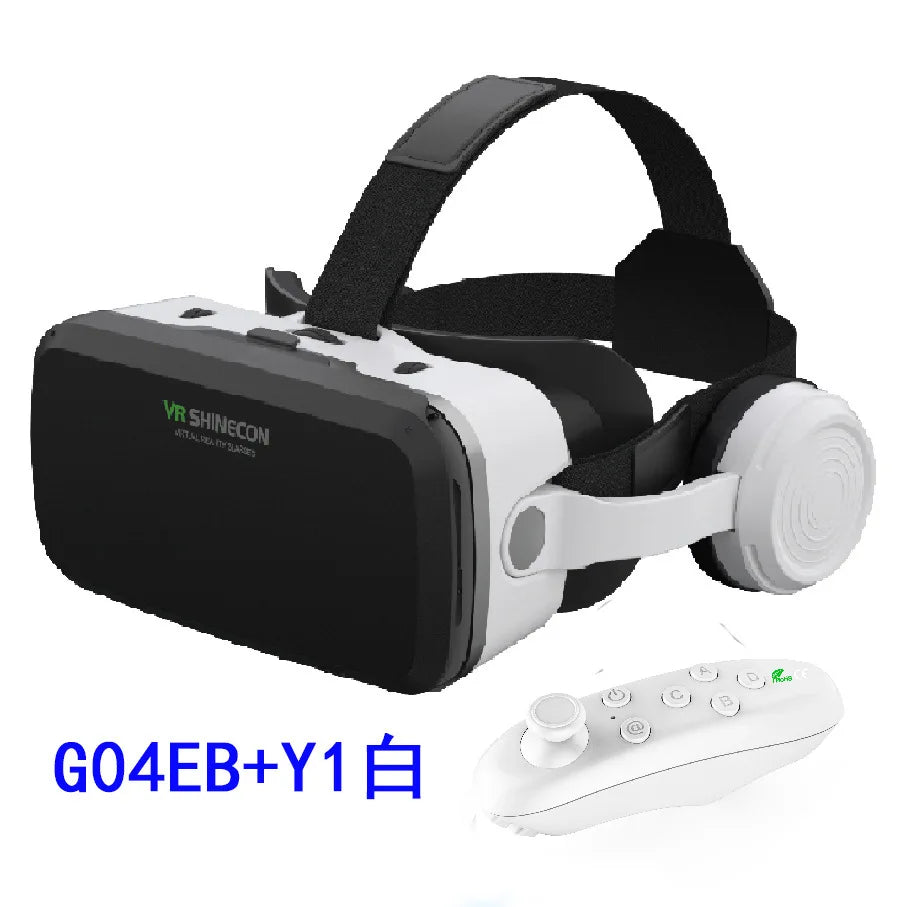 VR Shinecon Virtual Reality Casque Helmet 3D Glasses For Smartphone Smart Phone Headset Goggles Binoculars Video Game Wirth Lens