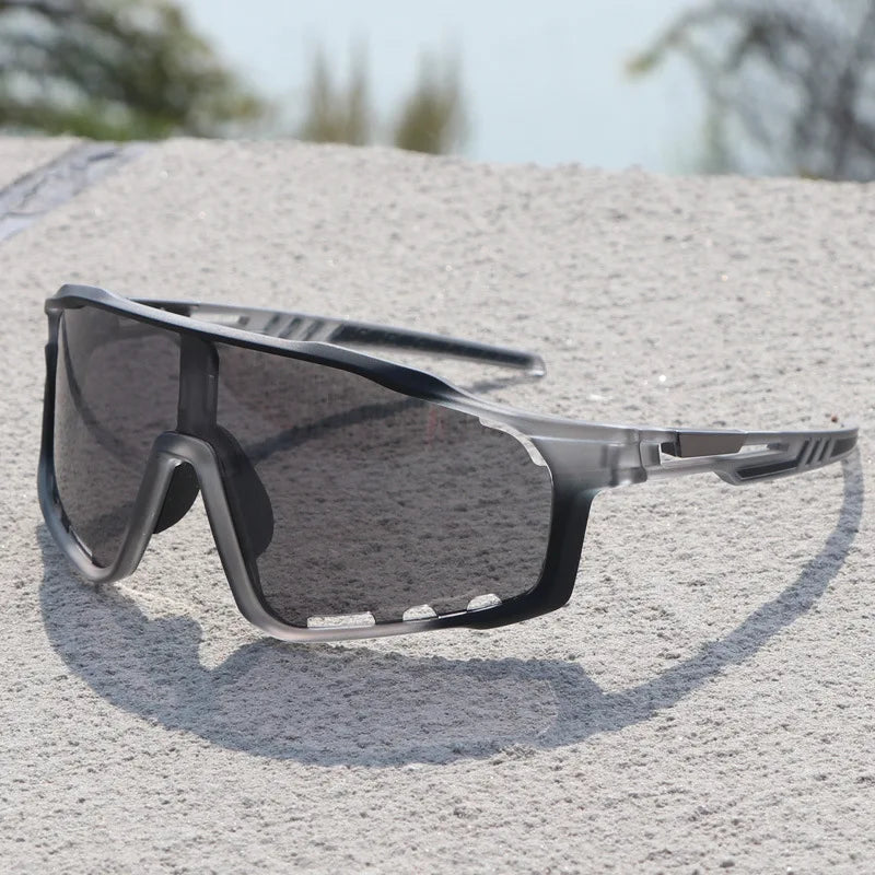 YIMARUILI Fashion Polarized Cycling Sunglasses Men and Women Big Size Sports Windproof Optical Prescription Glasses Frame 1805