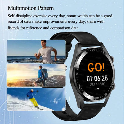Commerce Watch Men Smartwatch 1.52 HD Wireless Call Health Tracker Custom Photo Happy Birthday Present Women Watches Gentleman