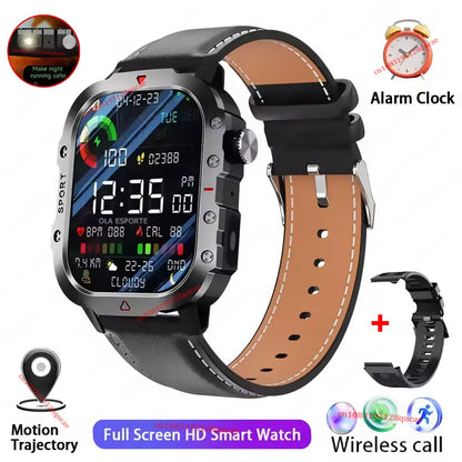2025 New Military Smart Watch Men Outdoor 2.01" Al Voice Bluetooth Call Smartwatch Surprise Gift Outdoors For Android & IOS Male
