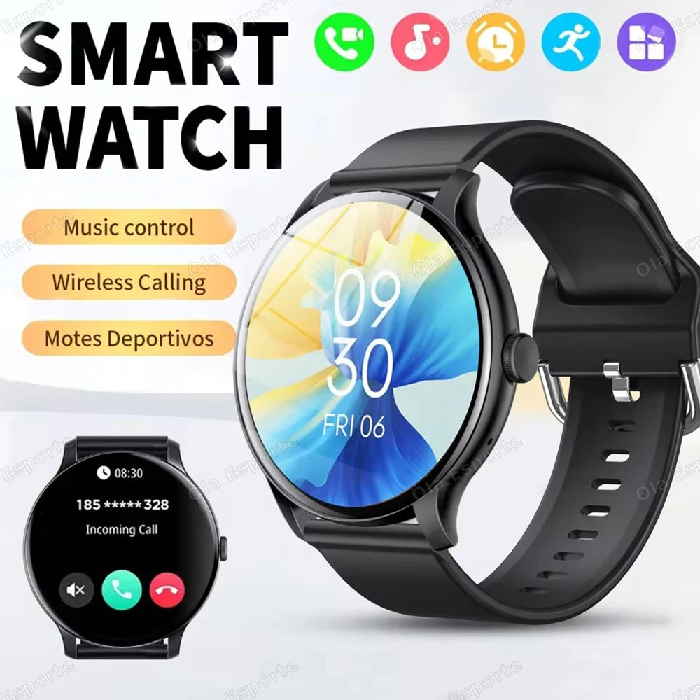 New Smart Watch 2025 Men Women Full Touch Screen Sport Fitness Watch IP67 Waterproof Bluetooth Call For Android IOS Smartwatch