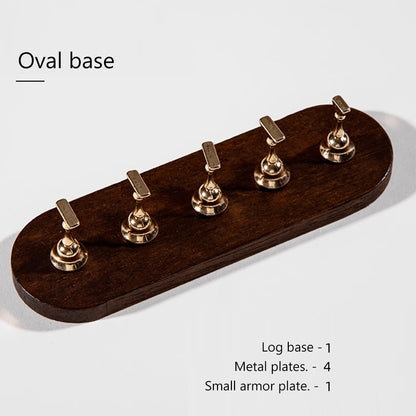 RS NAIL Wooden Nail Practice Stand False Nail Tip Display Base Holder Gel Polish Exercise Showing Shelf Manicure Supplies Set