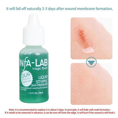 2PCS Nail Disinfection Hemostatic Agent Genuine Goods Stopping Blood Tool for Manicure Beauty