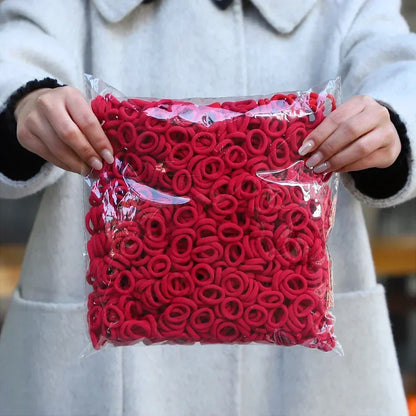 20/50/100Pc Elastic Hair Bands Girls Hair Accessories Mini Colorful Nylon Headband Kids Ponytail Holder Scrunchie Ornaments Gift