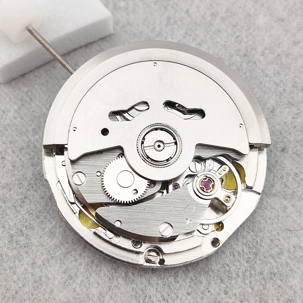 China NH36 Movement Can Replace Japanese NH36 Movement At 3 o'clock White Double Date High Accuracy Automatic Mechanical NH36A