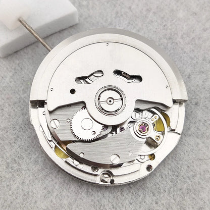 China NH36 Movement Can Replace Japanese NH36 Movement At 3 o'clock White Double Date High Accuracy Automatic Mechanical NH36A