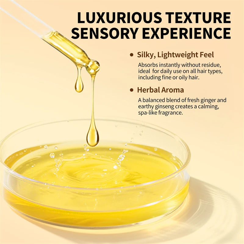 SEVICH Ginger Hair Growth Oil Fast Hair Regrowth Oil Anti Hair Loss Scalp Treatment Serum Hair Growth Product for Men Women 20ml