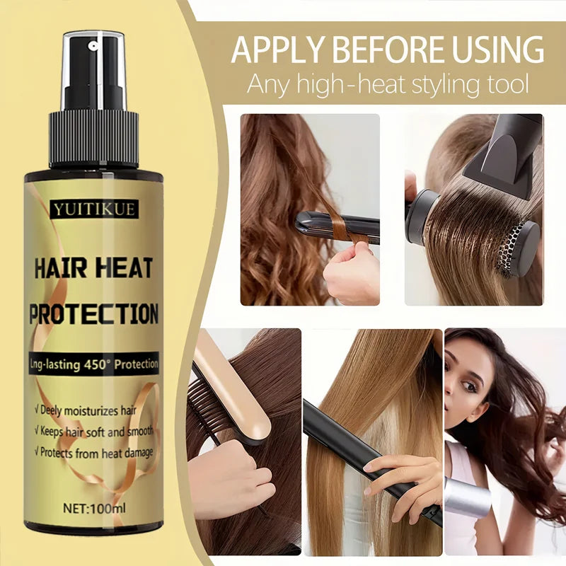 YUITIKUE Hair Oil deeply moisturizes hair, making it soft and smooth, and protects it from heat damage.