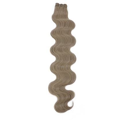 30Inches 200grams Piano Brown P4/12/27 Body Wavy Ombre Blond 27/613 Hair Weave Bundles Synthetic Hair Extension High Temperature