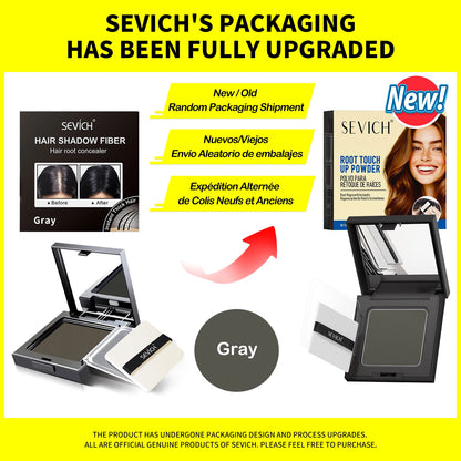 Sevich 5 Colors 12g Hair Shadow Powder Waterproof Hairline Edge Control Powder Root Cover Up Dark Brown Hair Concealer With Puff