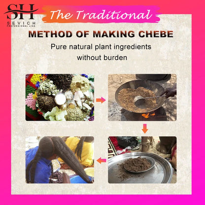 SEVICH Chad Chebe Oil Hair Regrowth Growth Oil Anti Hair Loss Chebe Butter Hair Mask Deeply Moisturization Repair Damaged Hair