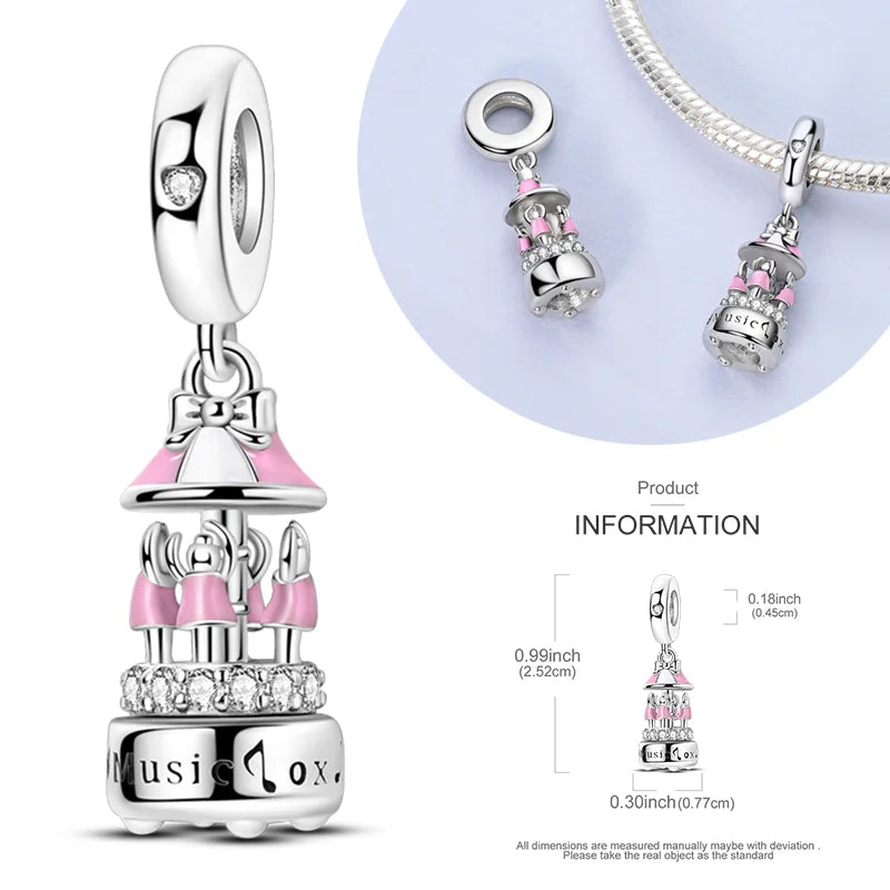 Hot Sale 925 Silver Charms Beads Perfume Animal Butterfly Pendants Fit Original Bracelet DIY Jewelry