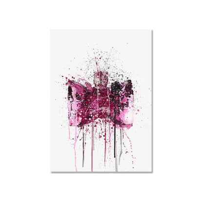 Abstract Street Graffiti Ink Style Perfume Stylized Wall Art Posters Home Room Decor Canvas Painting Mural Picture Print Artwork