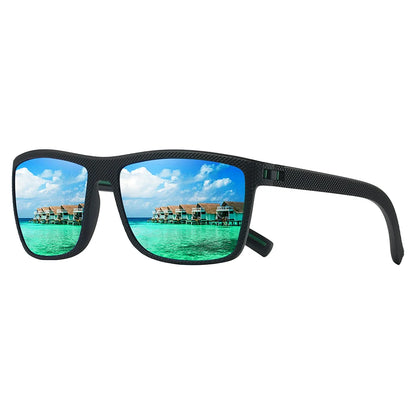 Fashion Vintage Check Pattern Square Sunglasses Men Women Fishing Driving Man Luxury Brand Designer Sun Glasses UV400 Eyewear