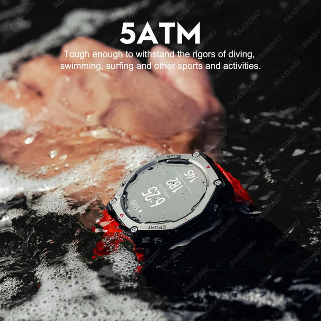 2025 Military GPS Waterproof Smart Watch 1.46" HD AMOLED Built-in 6 Frequency Satellite Outdoors Sports Fitness Smartwatch Men