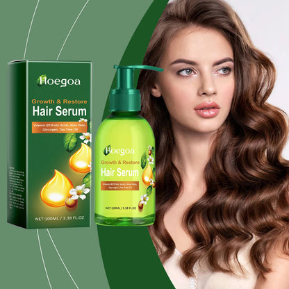 Hair care tea tree essential oil nourishes hair and repairs dry and bifurcated hair ends. Disposable pure tea essential oil