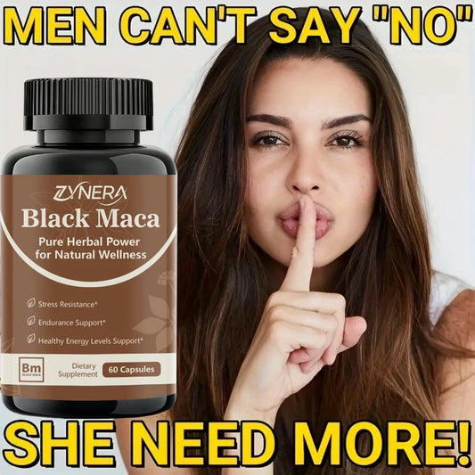 Powerful Black Maca Capsules Testosterone Booster for Men Increase Strength Stamina Energy Enhance Immunity Supplement  Big 18