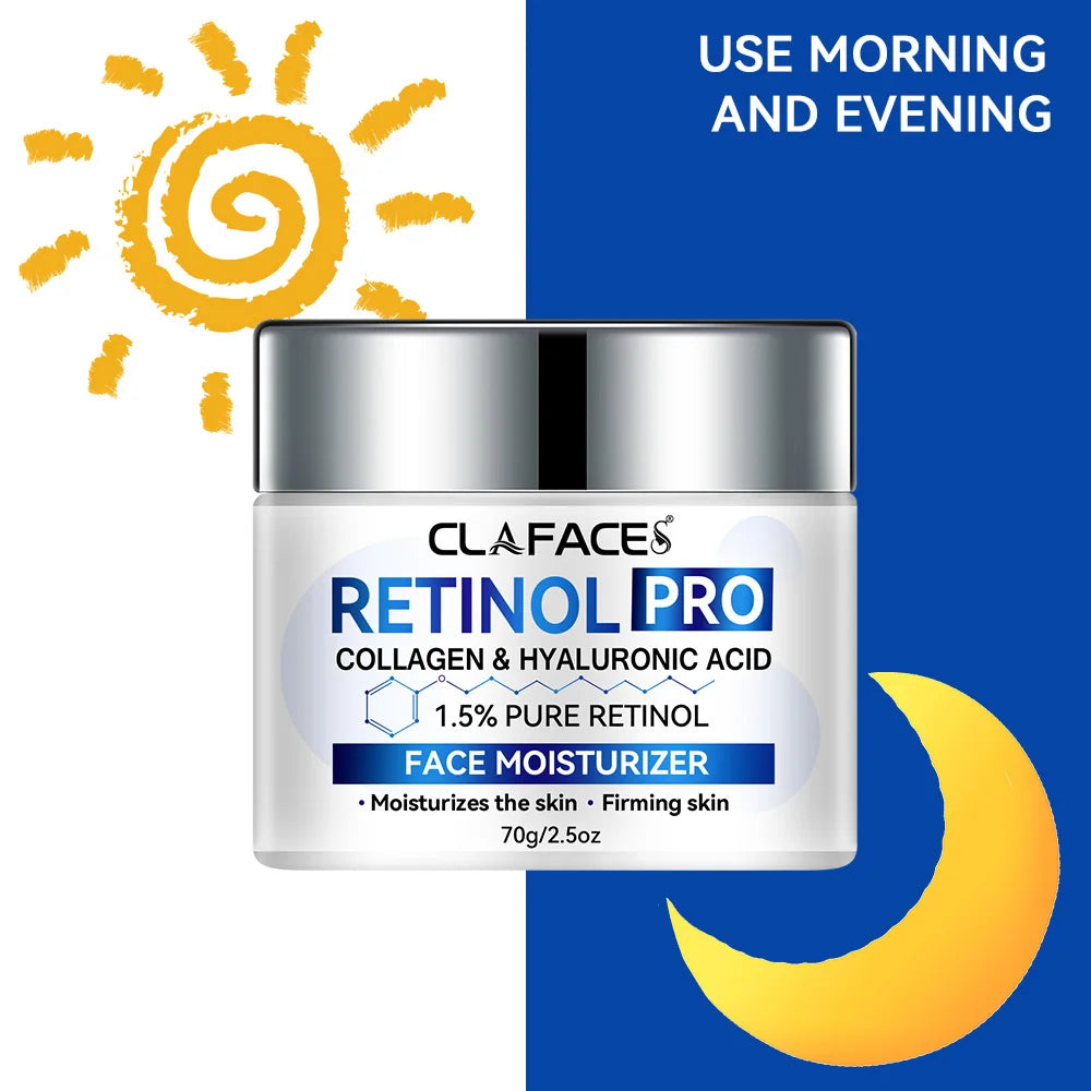 Retinol Pro Repair Cream | Anti-Early Aging, Reduces Fine Lines and Dark Spots | 48H Long-Lasting Moisture | Autumn/Winter