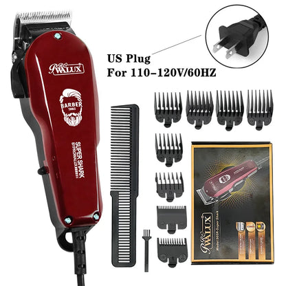 Adjustable Professional Corded Hair Clipper  Hair Trimmer For Men 10W Electric Powerful Barber Shop Haircut Machine Tapering