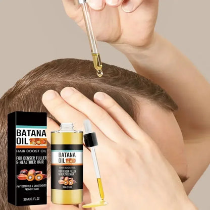 Batana Oil Spray Repairs Baldness Strengthens Hair Natural Nourishment Hereditary Loss Treatment,Moisturizes Scalp All Genders