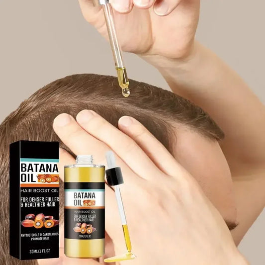 Batana Oil Spray Repairs Baldness Strengthens Hair Natural Nourishment Hereditary Loss Treatment,Moisturizes Scalp All Genders
