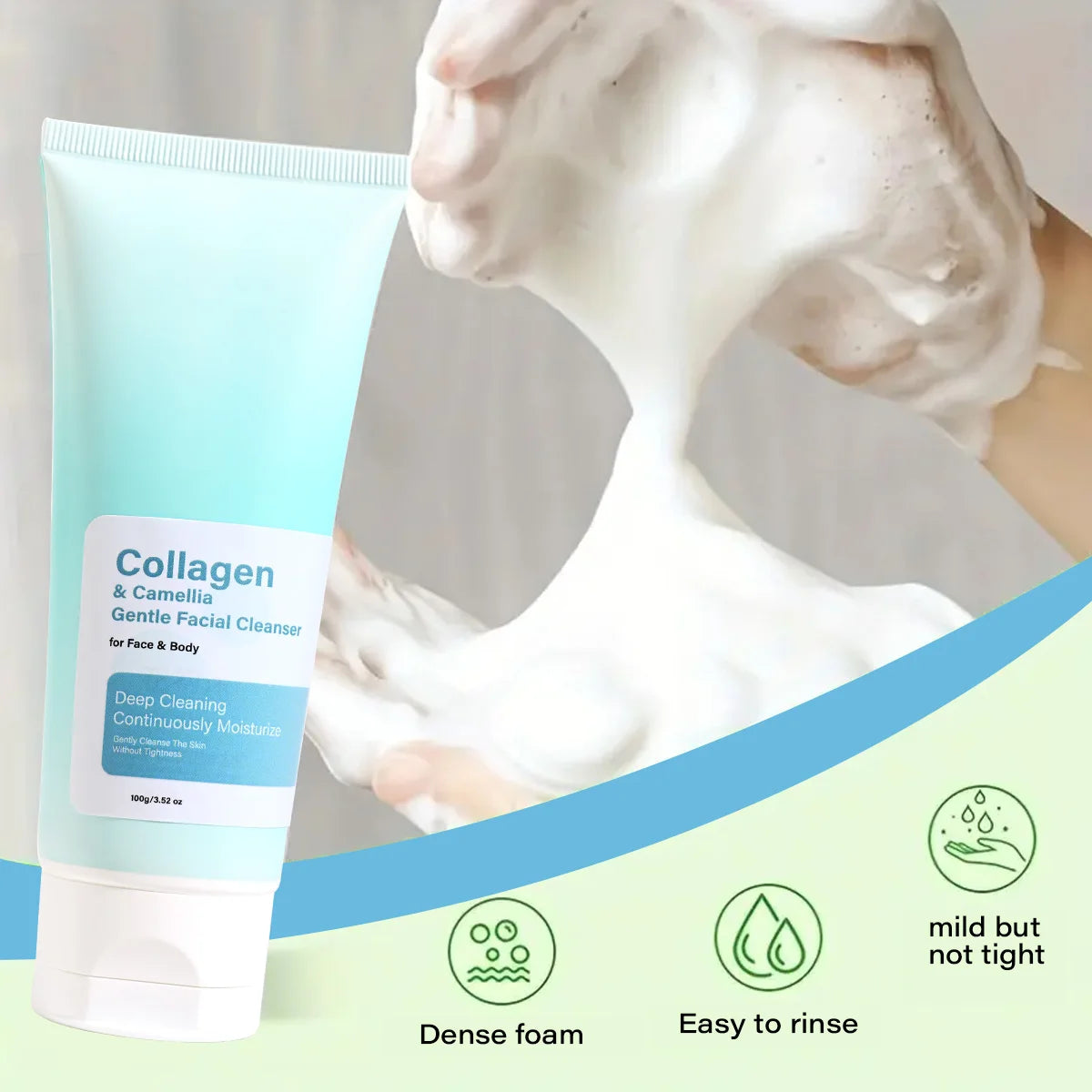 100ml Hot Selling Cleansing Milk Collagen Cleansing Milk Deep Cleansing Oil Repairing Cleansing Milk Moisturizing And Whitening