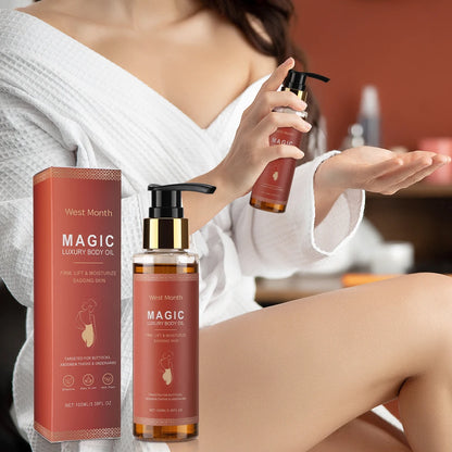 Women's Magic Body Firming Oil for Abdomen And Thighs - Deep Hydration Fast-Absorbing Full Body Dry Skin Firming Solution